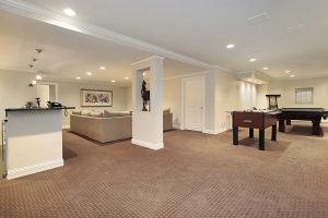 basement living room