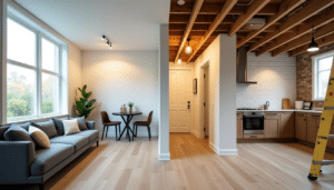 new basement apartment