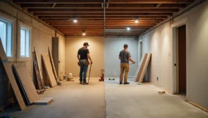 The Real Cost of Finishing a Basement: DIY vs Pro Guide [2025 Prices]