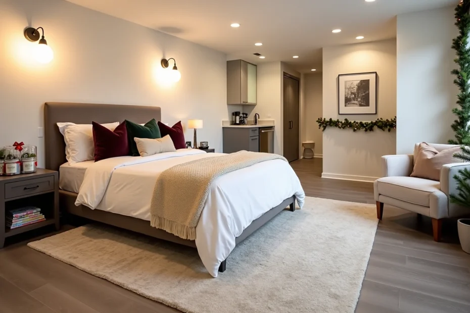 How to Turn Your Basement into the Perfect Holiday Guest Suite